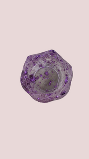 Porte bougie fleur