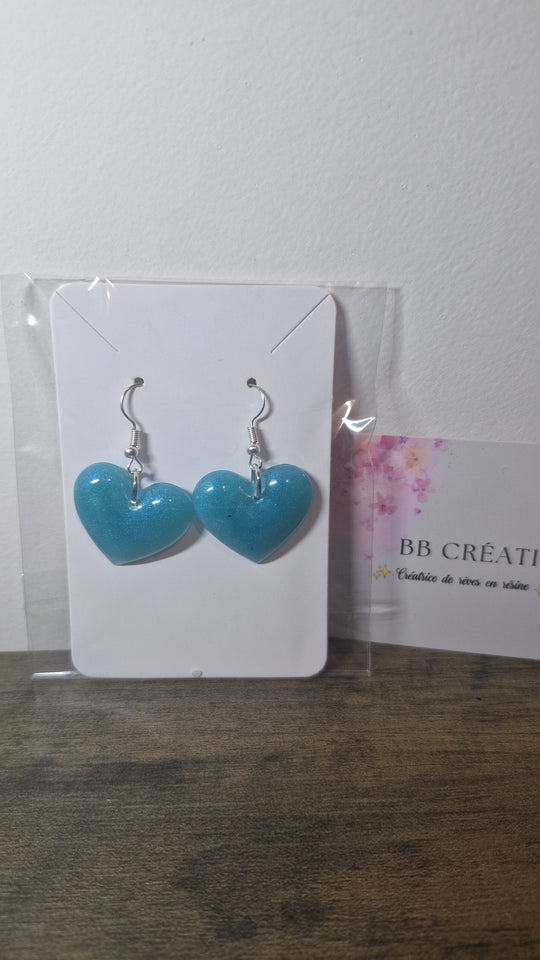 Boucle d'oreille coeur