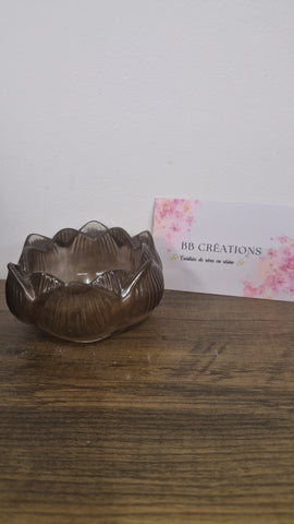 Porte bougie fleur