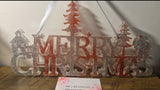 Accroche murale "merry Christmas