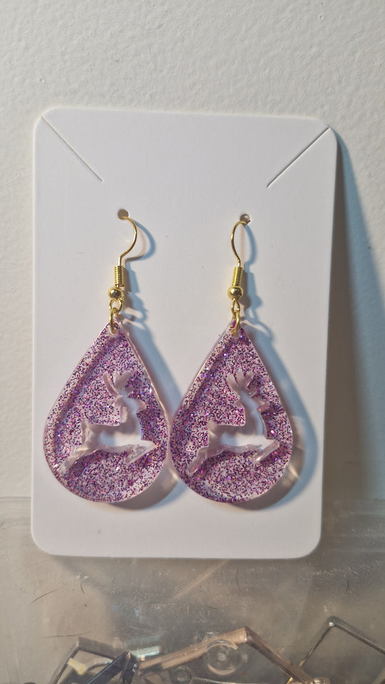 Boucle d'oreille cerf