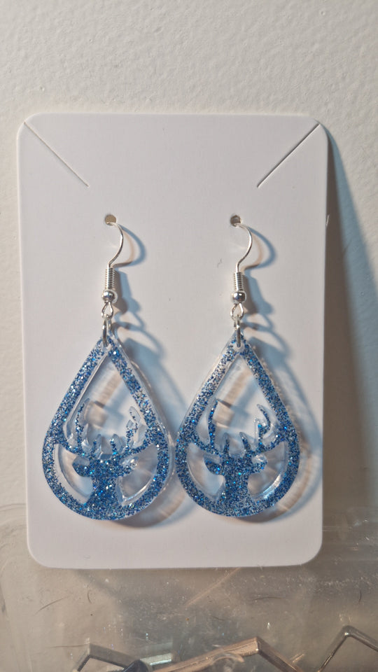 Boucle d'oreille cerf