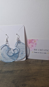 Boucle d'oreille style D